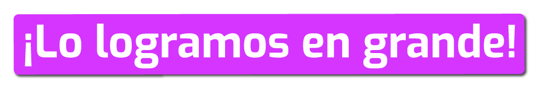 ¡Lo logramos en grande!